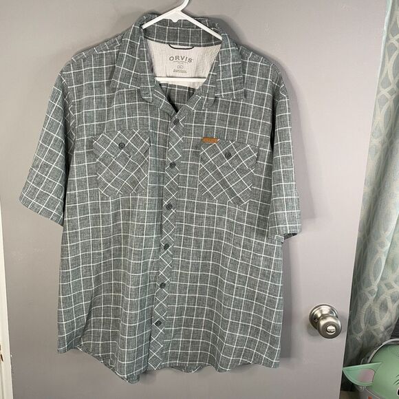 Orvis Other - Orvis Mens XL Short Sleeve Button Up Lightweight Hiking Outdoor Shirt